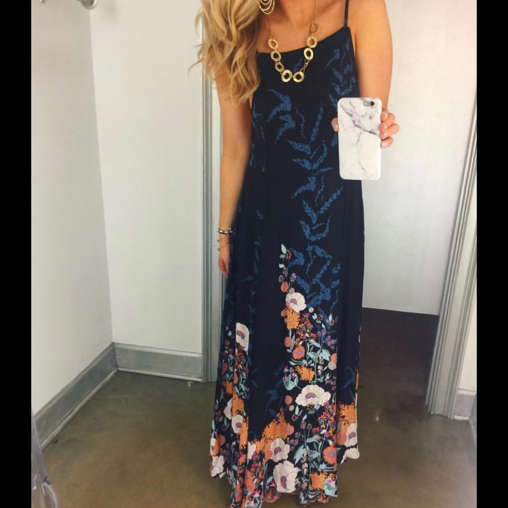 Free People Floral Maxi